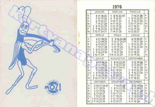 Sorozatok 1976-ban - Serieses in 1976