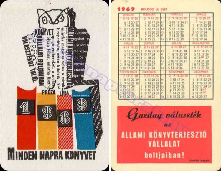 MINDEN NAPRA KÖNYVET GAZDAG VÁLASZTÉK AZ ÁLLAMI KÖNYVTERJESZTŐ VÁLLALAT BOLTJAIBAN! 1969_0128.jpg
