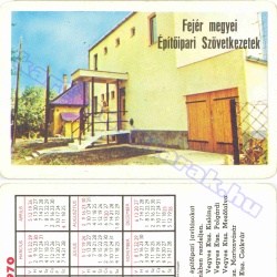 1970 - Építő ipari szövetkezetek