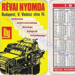 1971 - Révai nyomda