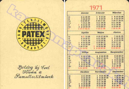 Patex - Pamut-textil művek