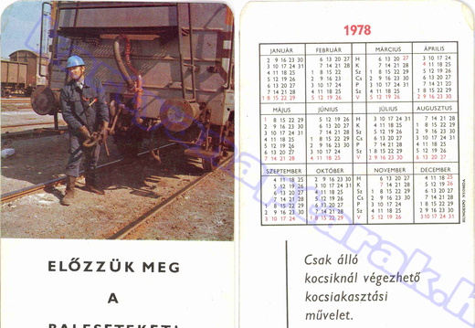 1978 - MÁV Munkavédelem