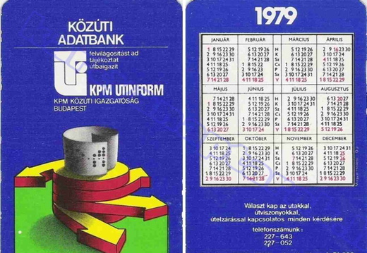 1979 - KPM Útinform