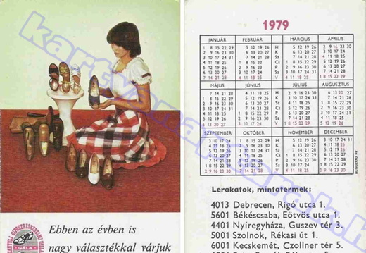 1979 - Gála cipő