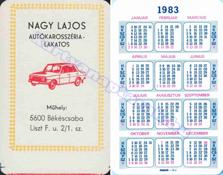 NAGY LAJOS AUTÓKAROSSZÉRIALAKATOS MŰHELY: BÉKÉSCSABA 1983_0797.jpg