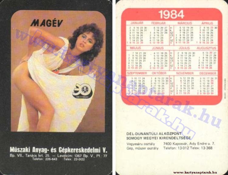 MAGÉV MŰSZAKI ANYAG- ÉS GÉPKERESKEDELMI VÁLLALAT DÉL-DUNÁNTÚLI ALKÖZPONT SOMOGY MEGYEI KIRENDELTSÉGE KAPOSVÁR 1984_0743.jpg